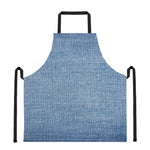 Classic Blue Denim Jeans Print Apron