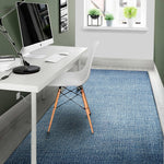 Classic Blue Denim Jeans Print Area Rug