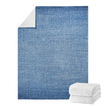 Classic Blue Denim Jeans Print Blanket