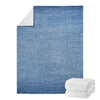 Classic Blue Denim Jeans Print Blanket