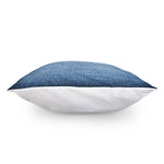 Classic Blue Denim Jeans Print Pillow Cover