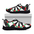 Classic Dartboard Print Black Running Shoes