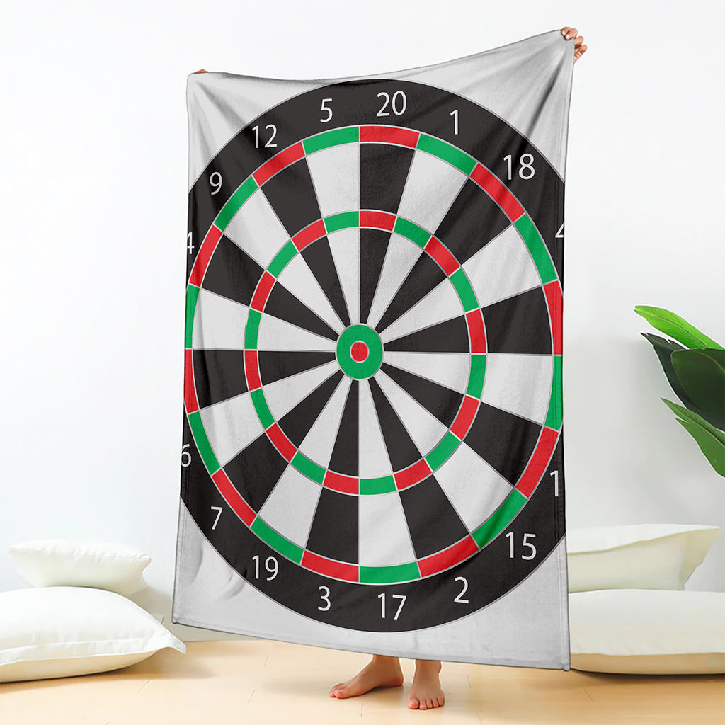 Classic Dartboard Print Blanket
