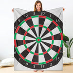 Classic Dartboard Print Blanket