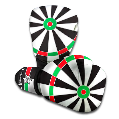 Classic Dartboard Print Boxing Gloves