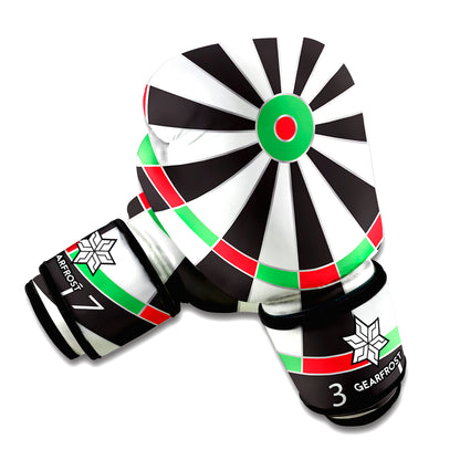 Classic Dartboard Print Boxing Gloves