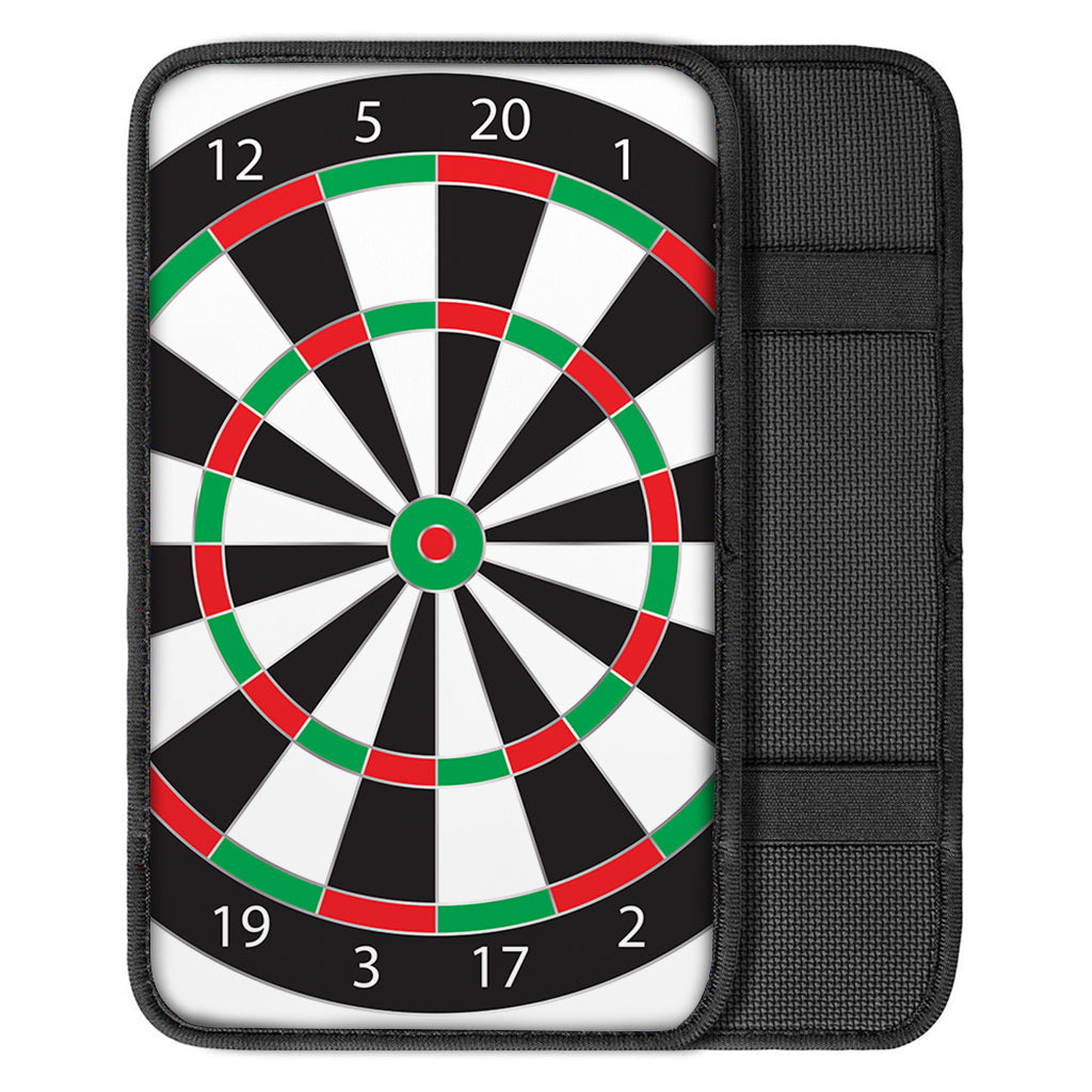 Classic Dartboard Print Car Center Console Cover