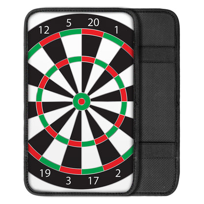 Classic Dartboard Print Car Center Console Cover