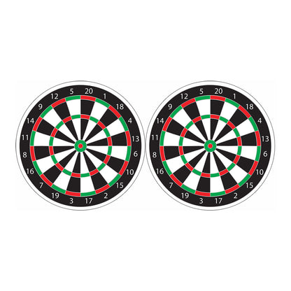 Classic Dartboard Print Car Coasters