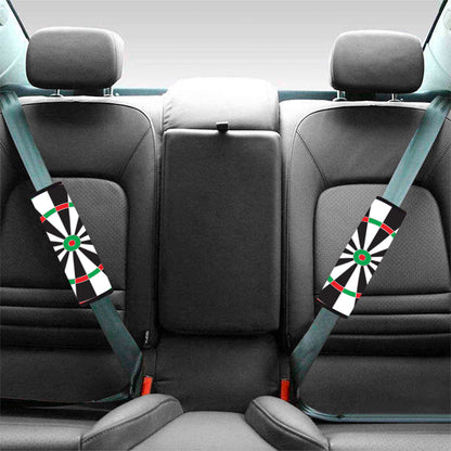 Classic Dartboard Print Car Seat Belt Covers