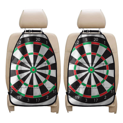 Classic Dartboard Print Car Seat Organizers