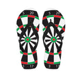 Classic Dartboard Print Flip Flops