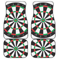 Classic Dartboard Print Front and Back Car Floor Mats