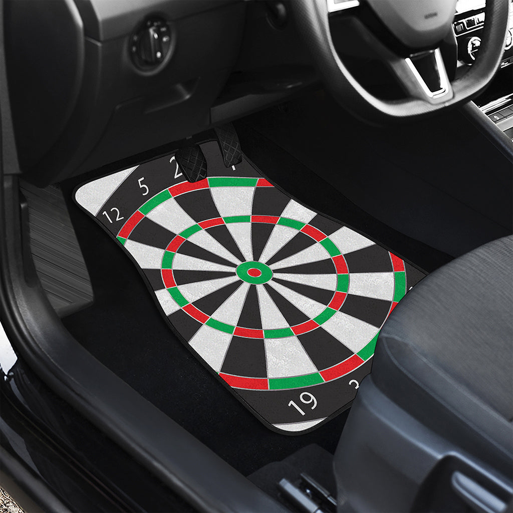 Classic Dartboard Print Front and Back Car Floor Mats