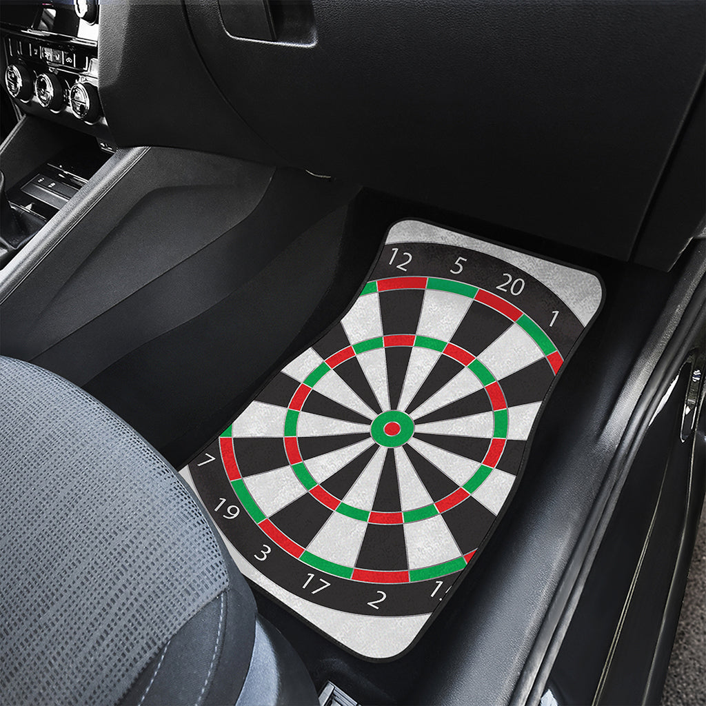 Classic Dartboard Print Front and Back Car Floor Mats