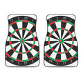Classic Dartboard Print Front Car Floor Mats