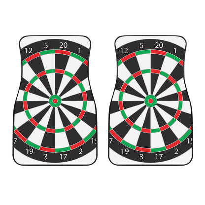 Classic Dartboard Print Front Car Floor Mats