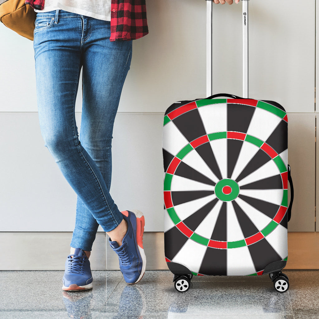 Classic Dartboard Print Luggage Cover