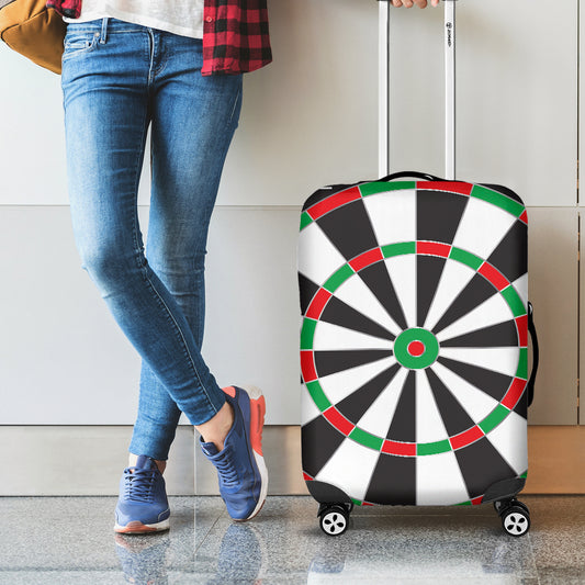 Classic Dartboard Print Luggage Cover