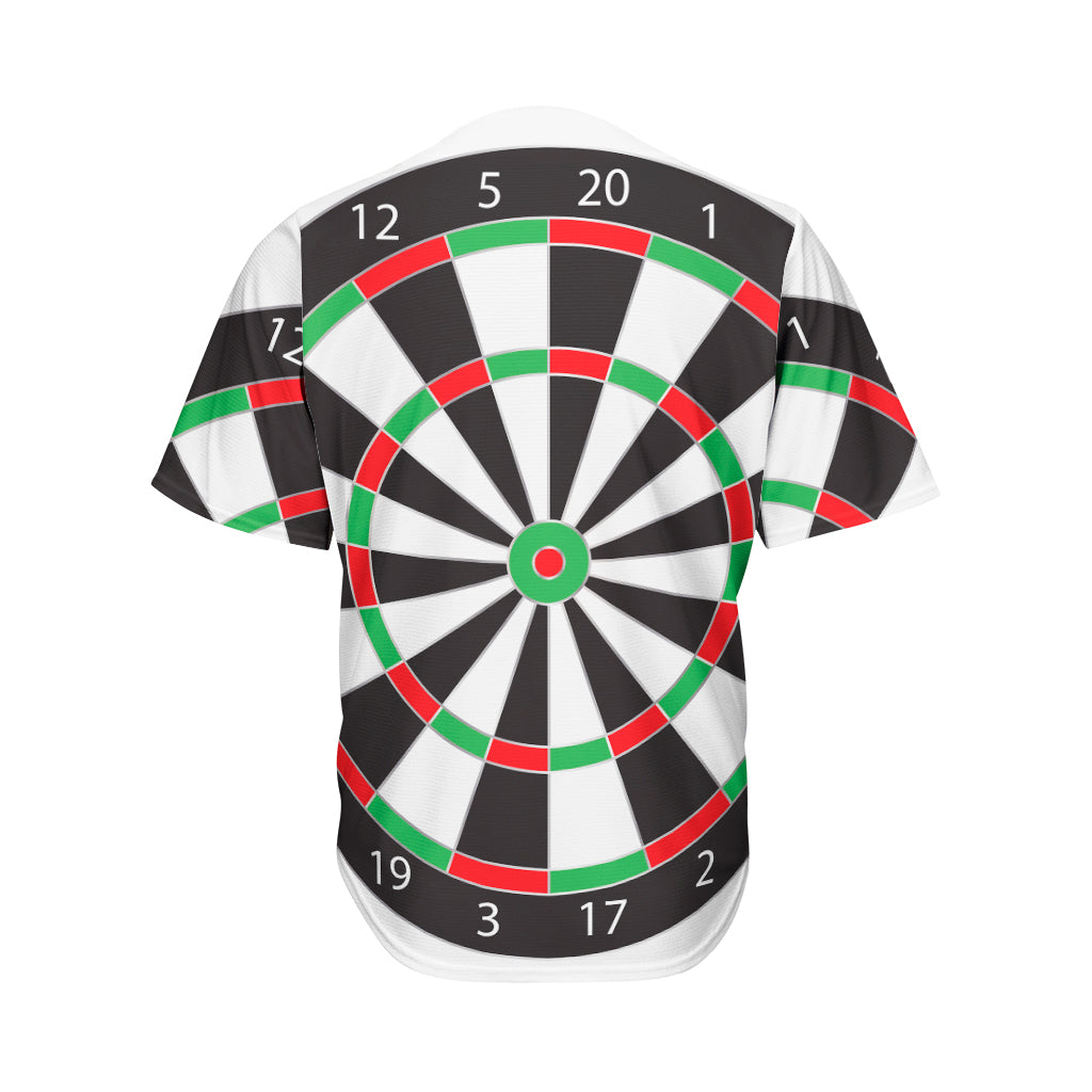 Classic Dartboard Print Men's Baseball Jersey