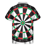 Classic Dartboard Print Men's Short Sleeve Shirt