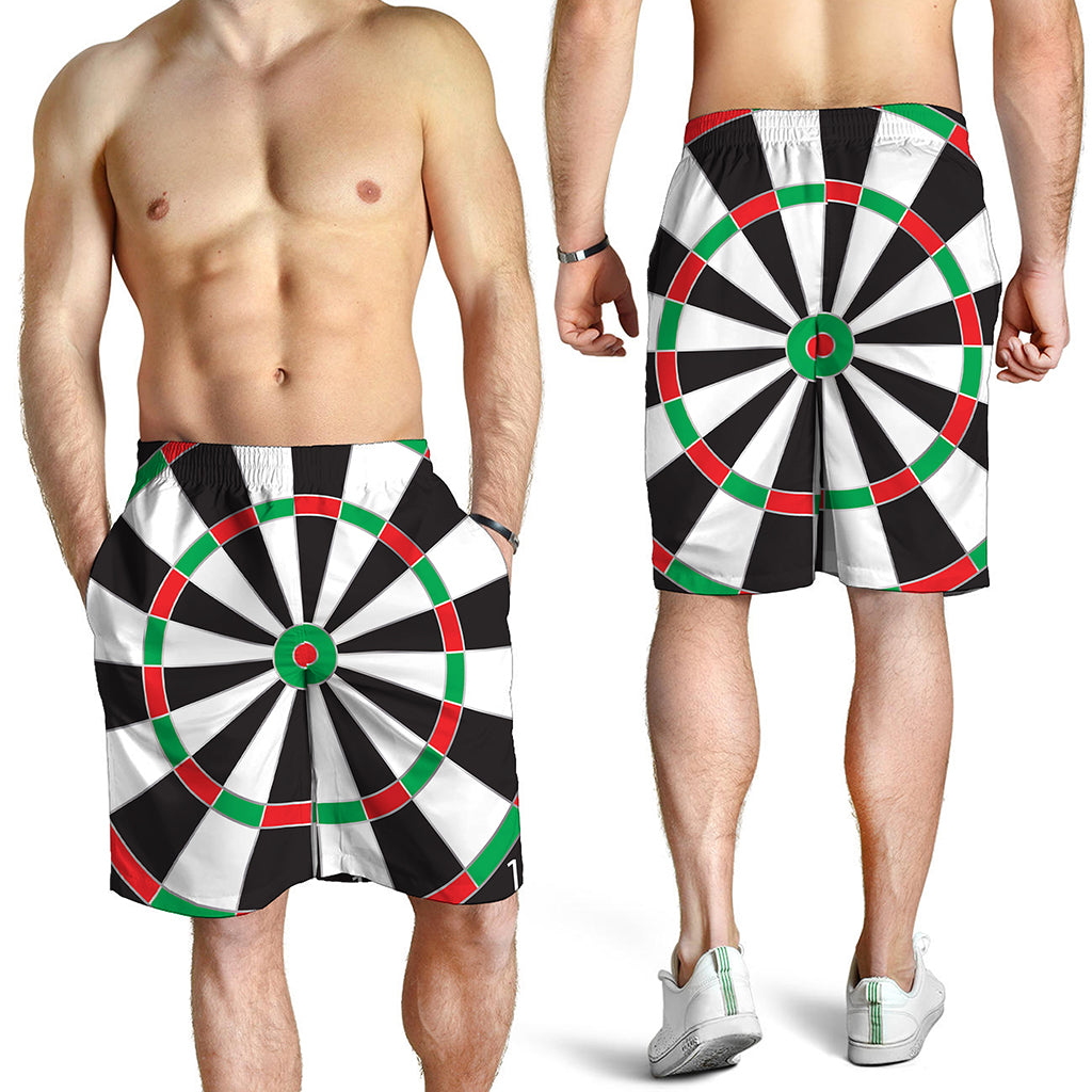 Classic Dartboard Print Men's Shorts