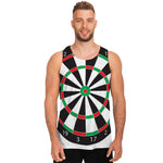 Classic Dartboard Print Men's Tank Top