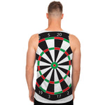 Classic Dartboard Print Men's Tank Top