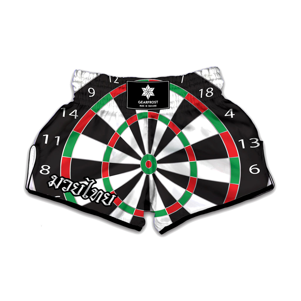 Classic Dartboard Print Muay Thai Boxing Shorts