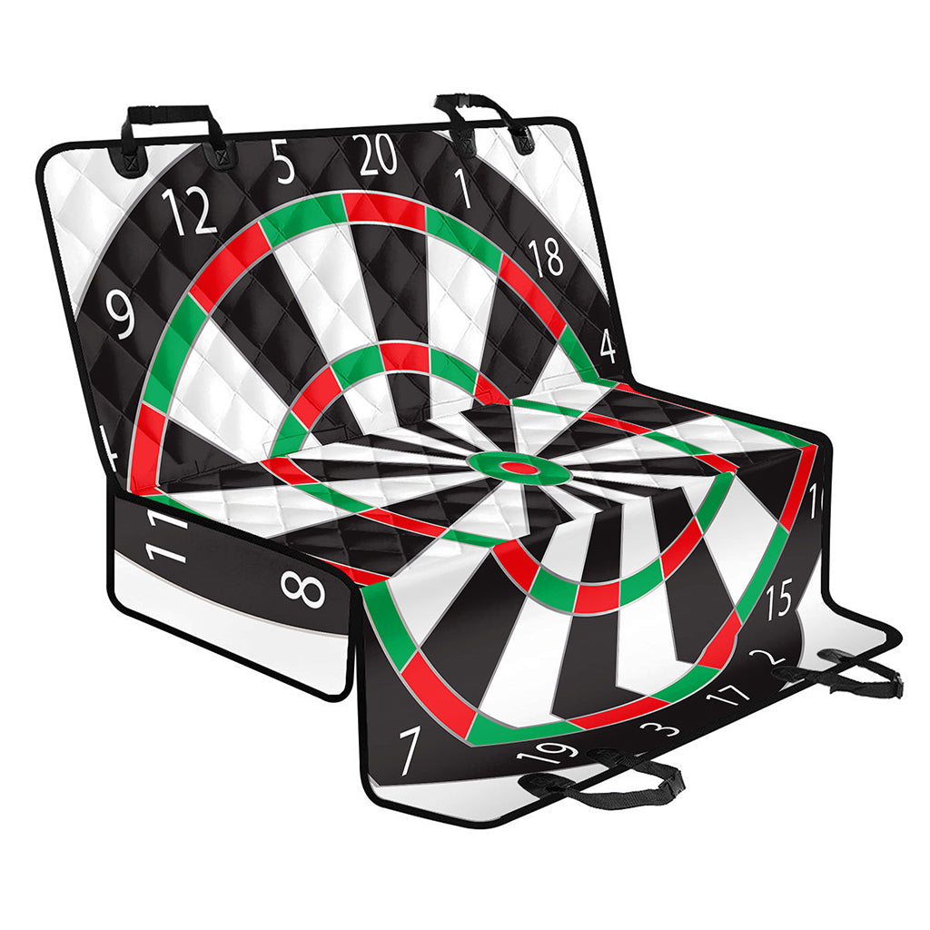 Classic Dartboard Print Pet Car Back Seat Cover