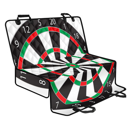Classic Dartboard Print Pet Car Back Seat Cover