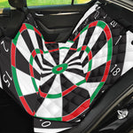 Classic Dartboard Print Pet Car Back Seat Cover