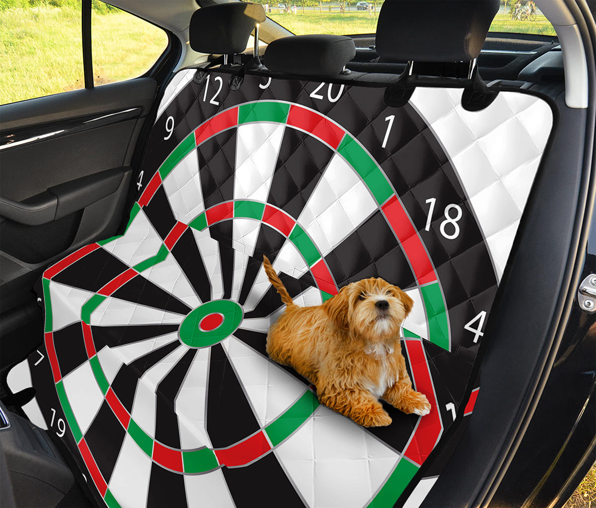 Classic Dartboard Print Pet Car Back Seat Cover