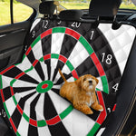 Classic Dartboard Print Pet Car Back Seat Cover