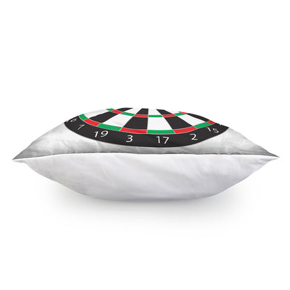 Classic Dartboard Print Pillow Cover