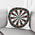 Classic Dartboard Print Pillow Cover