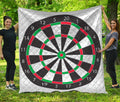 Classic Dartboard Print Quilt