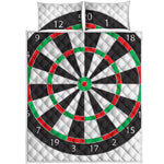 Classic Dartboard Print Quilt Bed Set