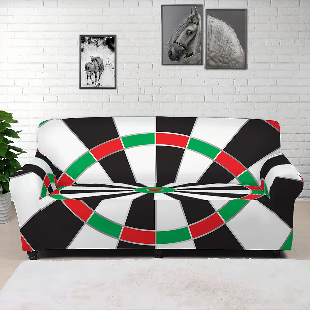 Classic Dartboard Print Sofa Cover