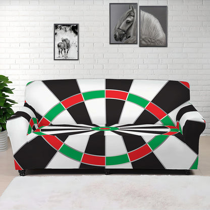 Classic Dartboard Print Sofa Cover