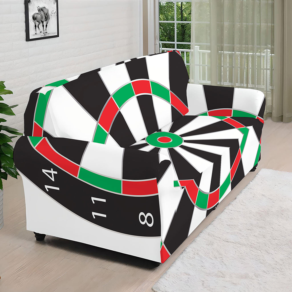 Classic Dartboard Print Sofa Cover