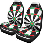 Classic Dartboard Print Universal Fit Car Seat Covers