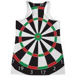 Classic Dartboard Print Women's Racerback Tank Top