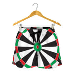 Classic Dartboard Print Women's Shorts