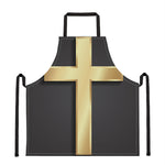 Classic Golden Cross Print Apron