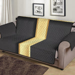 Classic Golden Cross Print Sofa Protector