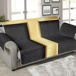 Classic Golden Cross Print Sofa Protector