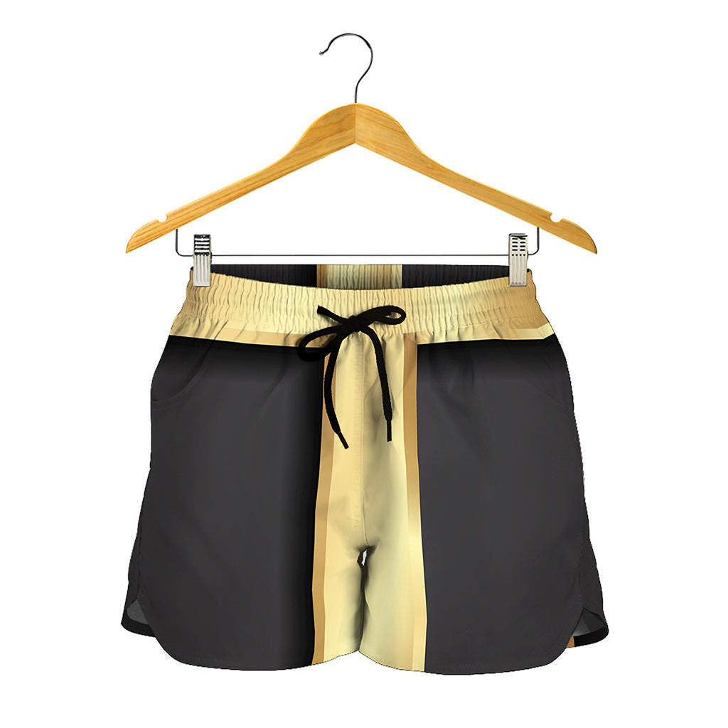 Classic Golden Cross Print Women's Shorts