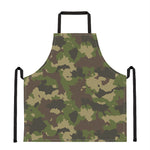 Classic Green Camouflage Print Apron