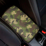 Classic Green Camouflage Print Car Center Console Cover